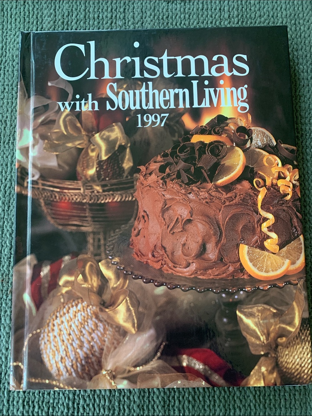 Southern Living cookbook crafts Chocolate Cake Holiday Cookbook Hard Cover 1997